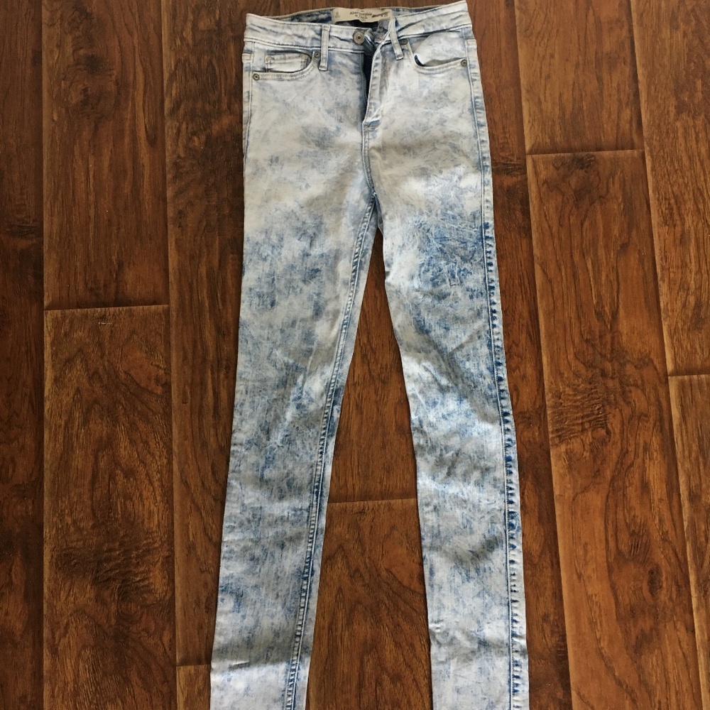 Washed up jeans